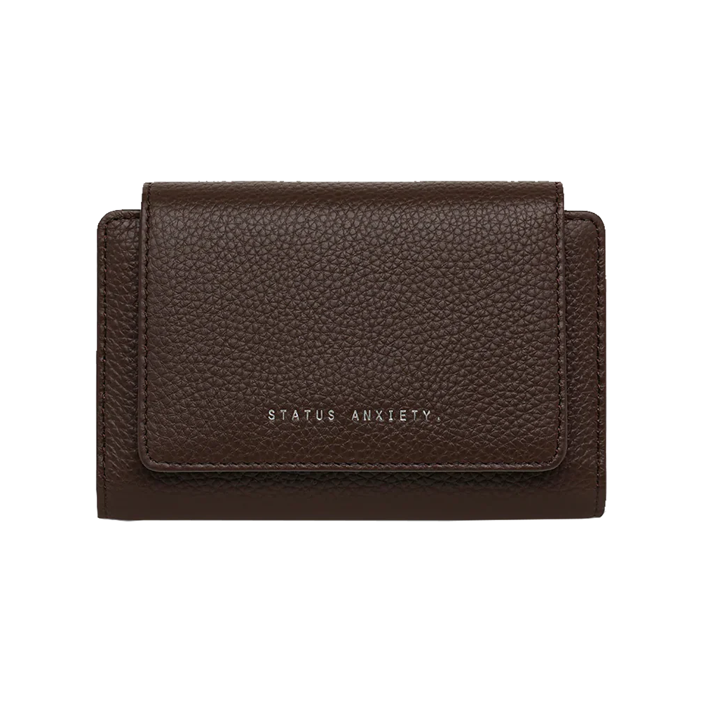 Visions leather wallet cocoa