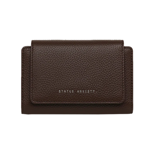 Visions leather wallet cocoa