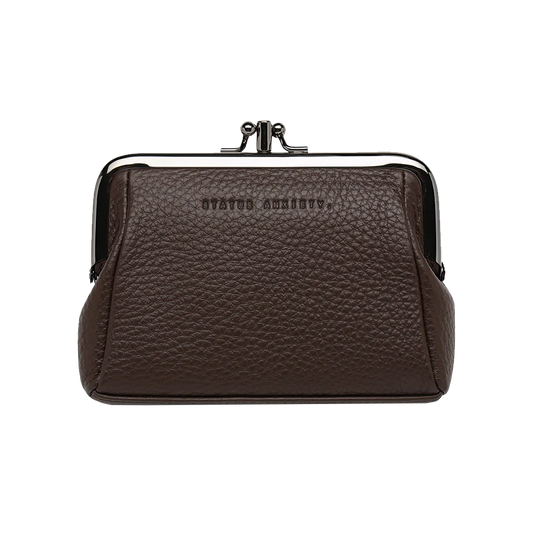 Volatile close clasp wallet cocoa