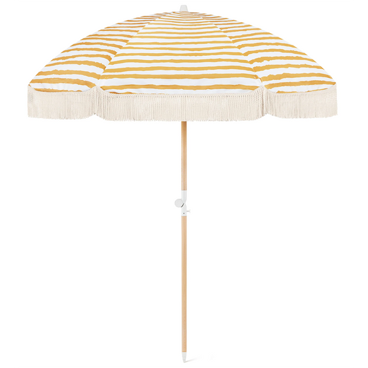 Sun Ray striped beach umbrella