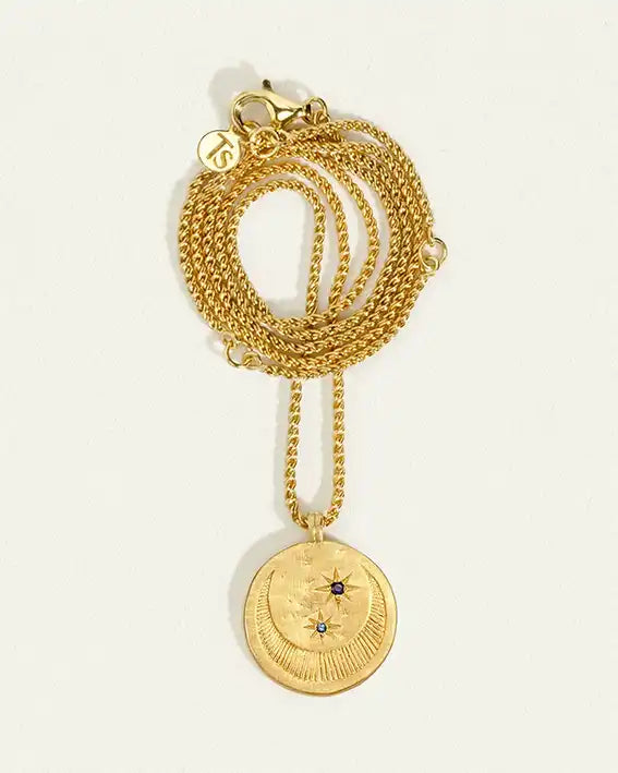 Temple of the Sun Celeste necklace gold