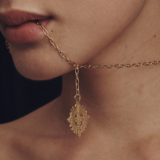 Temple of the Sun Anki necklace gold