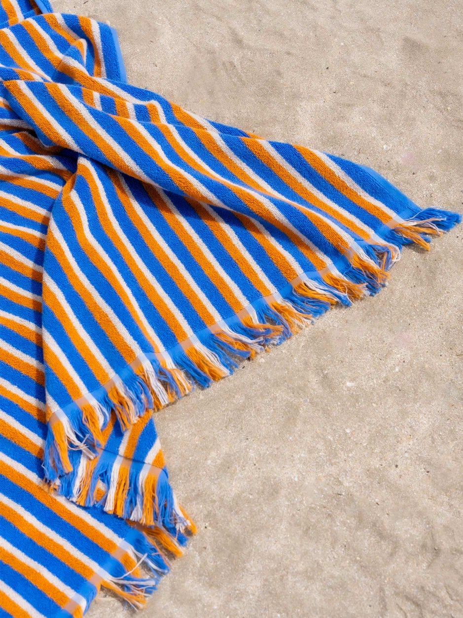 Tivoli beach towel blue/natural