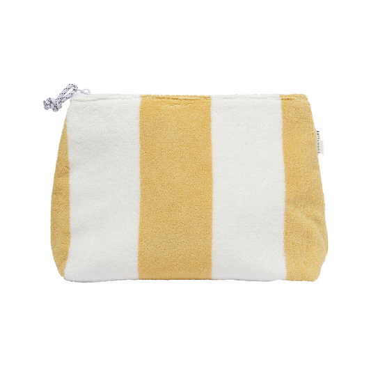 Sunnylife terry cotton pouch butternut stripe