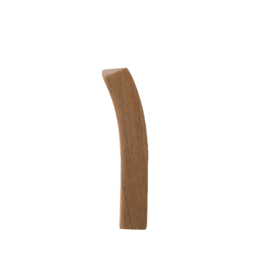 Bow wooden wall hook oak