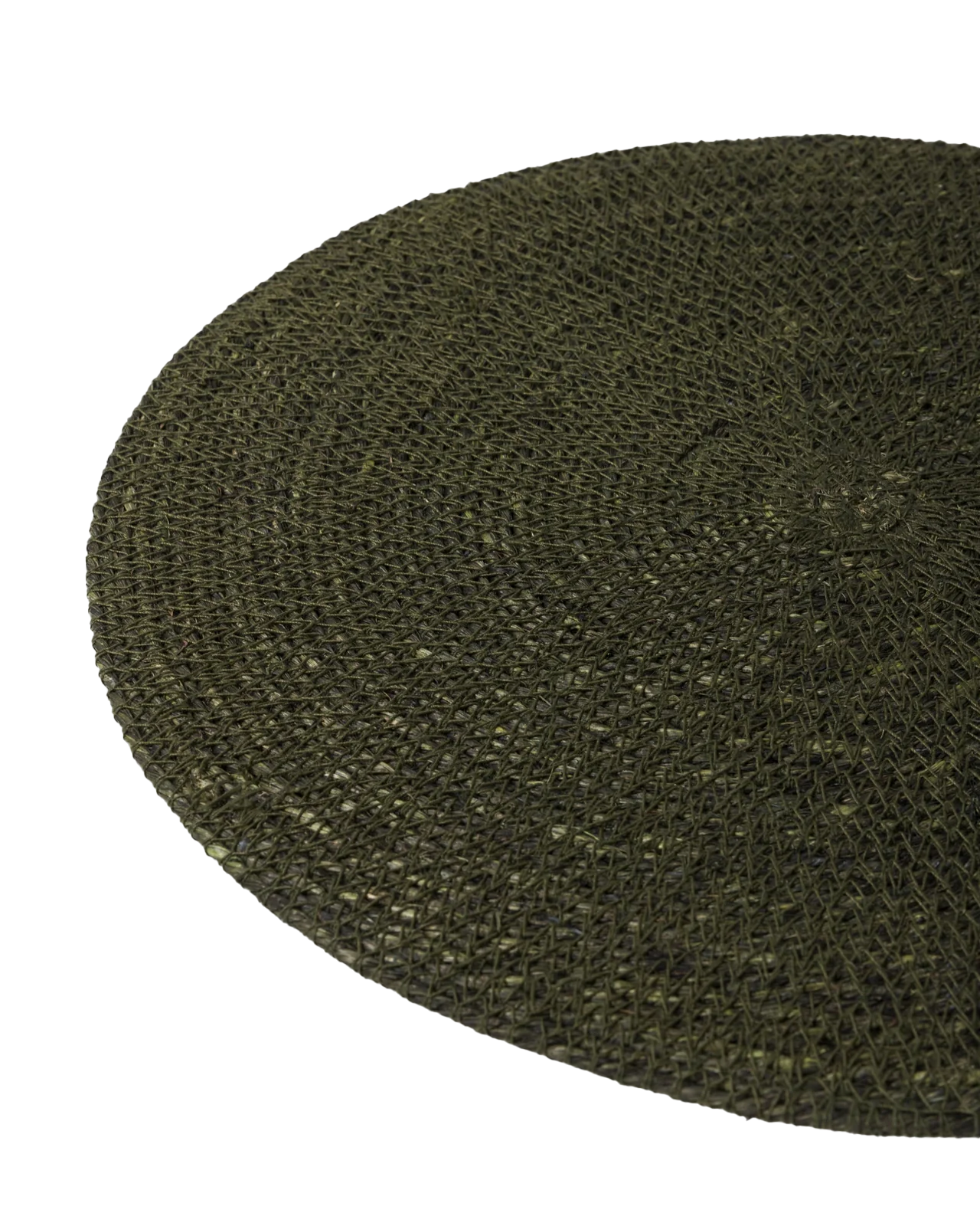 Woven placemat 34cm olive