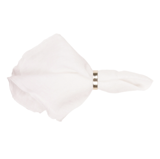 Nelia indian cotton napkin 50cm white