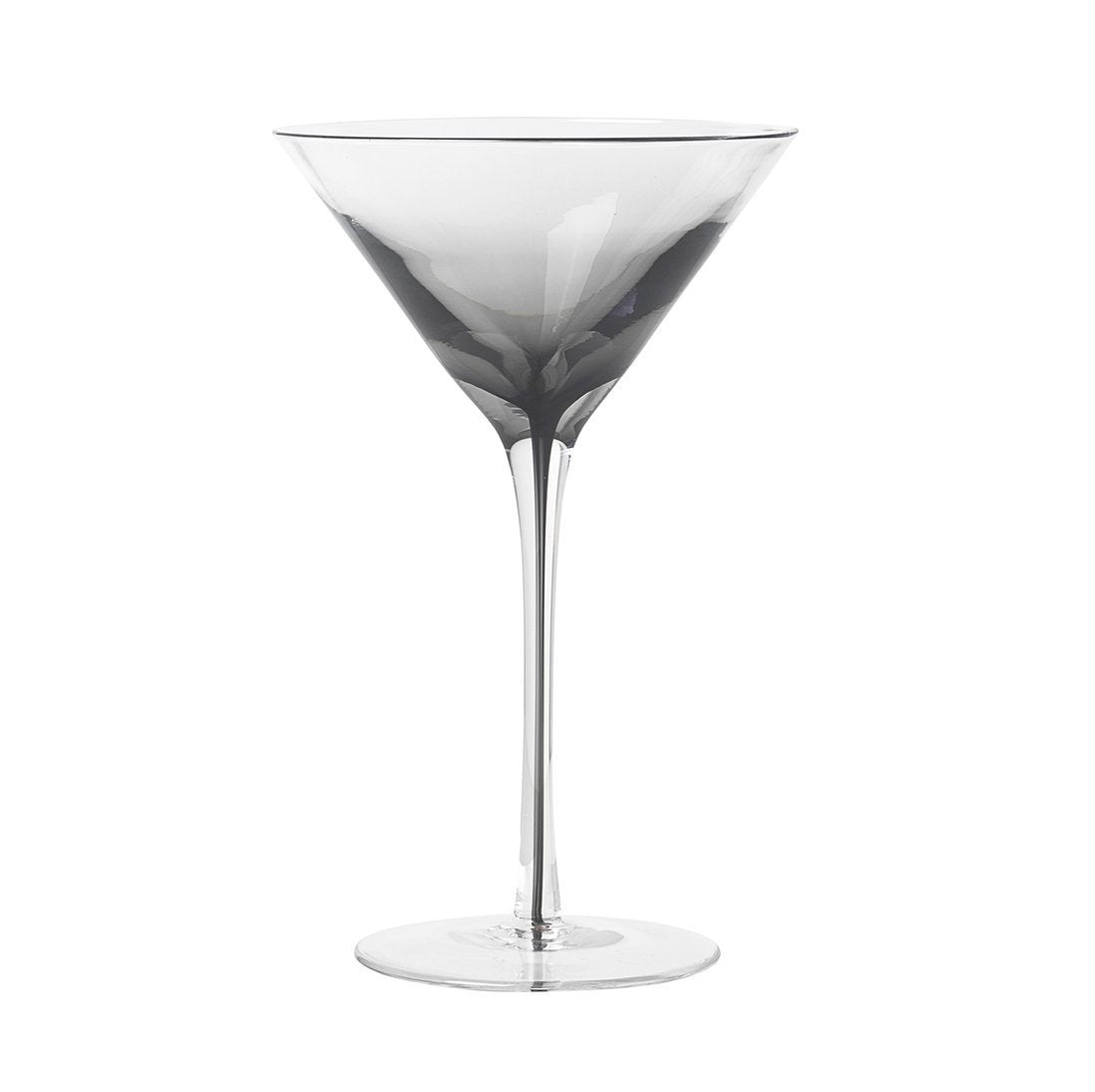 Broste Martini glass smoke grey