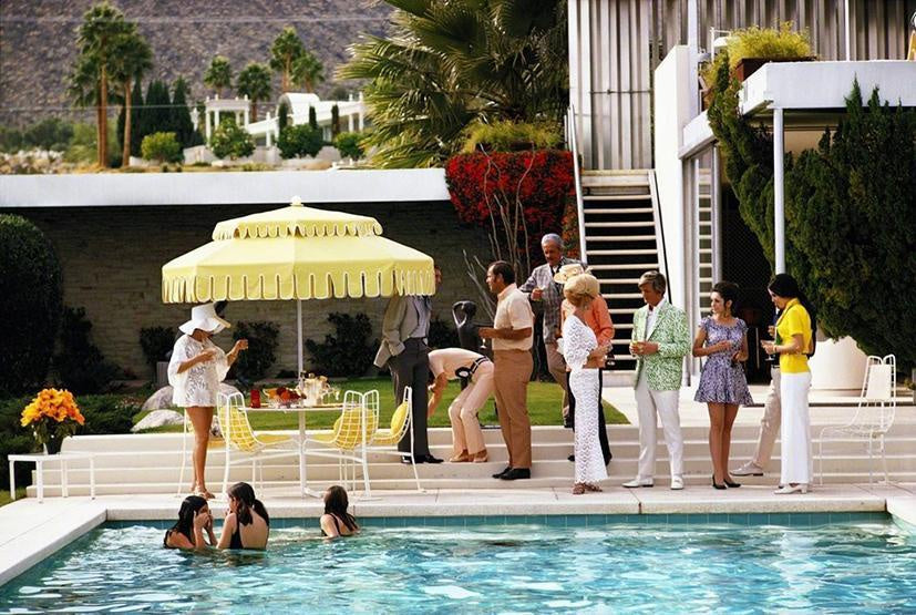 Slim Aarons 'Poolside Party 2' photographic print