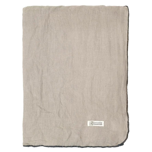 Broste linen tablecloth 300cm taupe