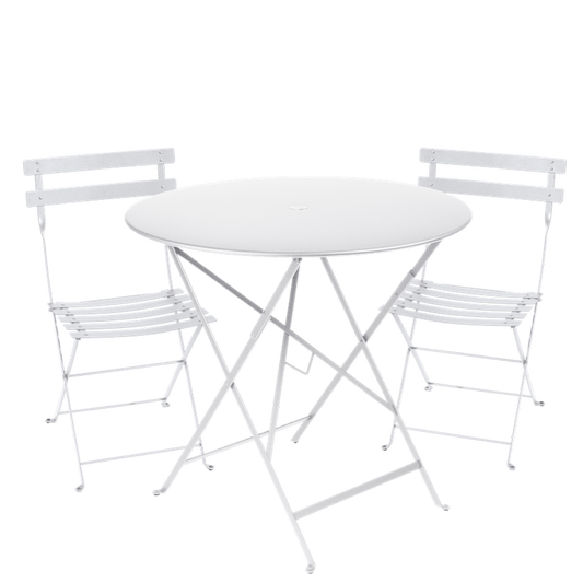 Bistro round table 77cm white