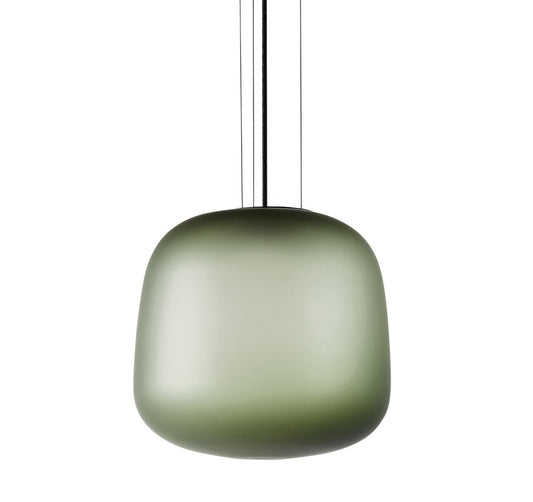 Frosted glass pendant light