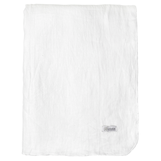 Broste linen tablecloth 300cm white