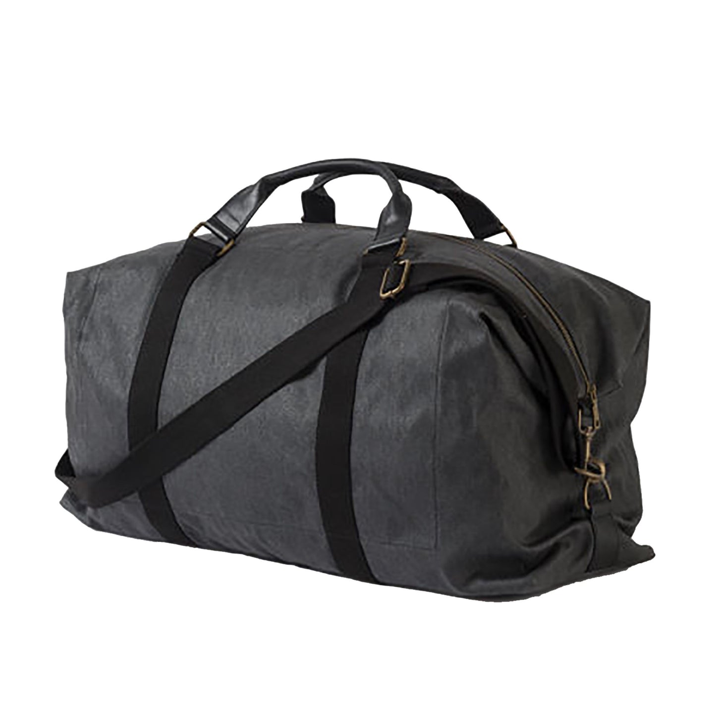 Canvas & Leather Weekender Bag black