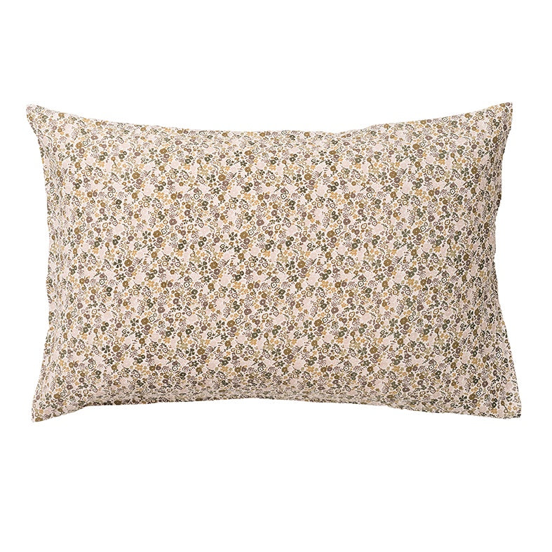 Pair of linen pillowcases wildflower