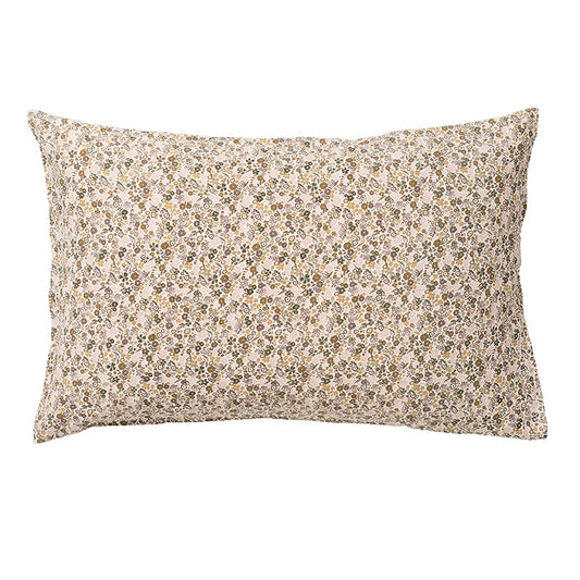 Pair of linen pillowcases wildflower