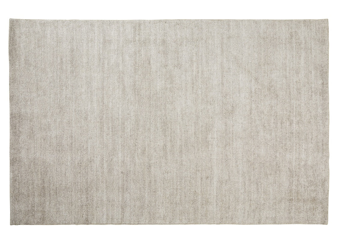 Weave Almonte bamboo silk & wool rug oyster 200 x 300cm