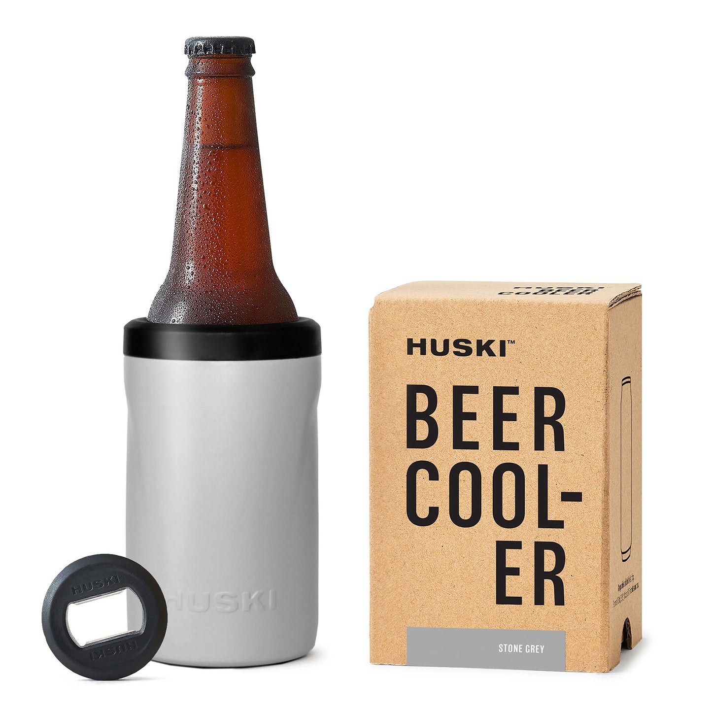Huski beer cooler stone grey