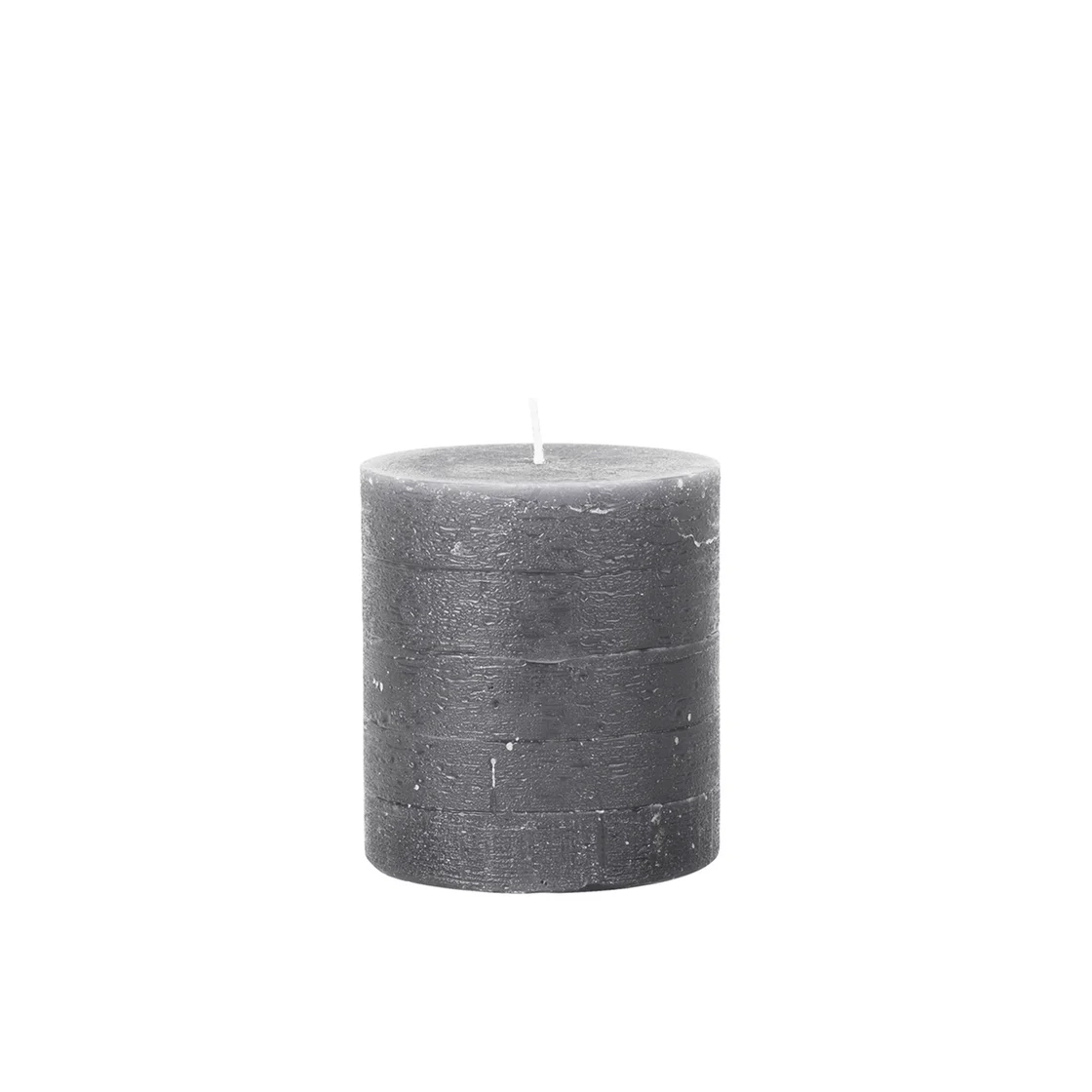 Broste pillar candle grey 11cm high
