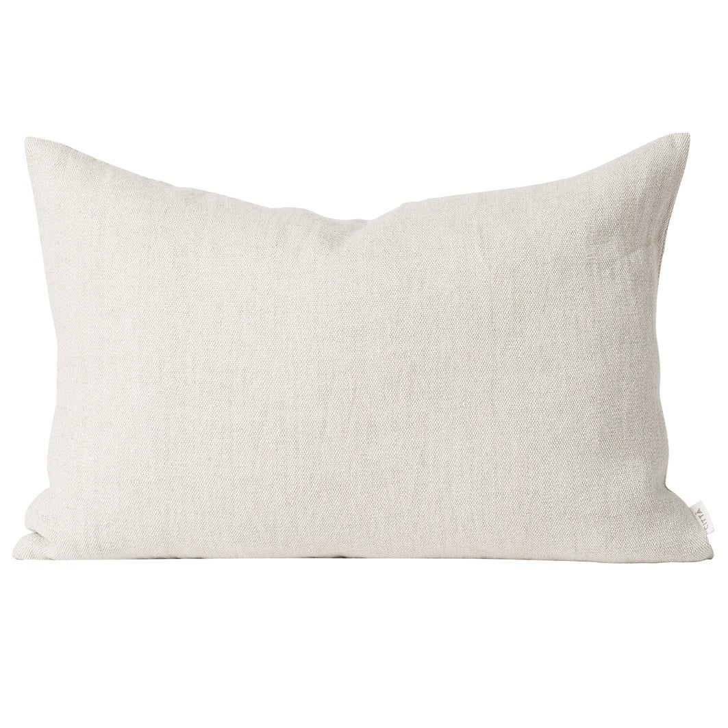 Linen jute cushion cover natural 40x60cm