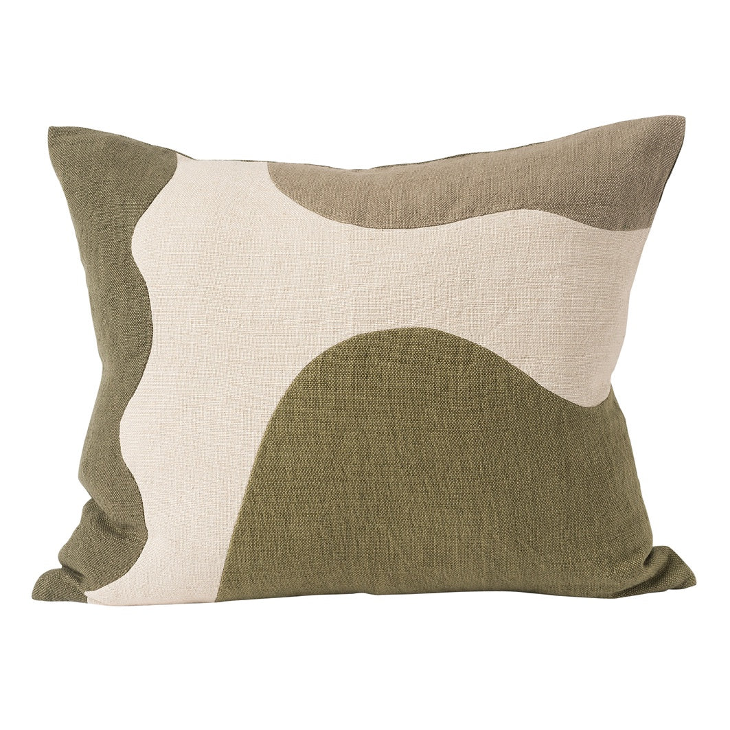 Hillside patchwork cushion cover 55 x 45cm