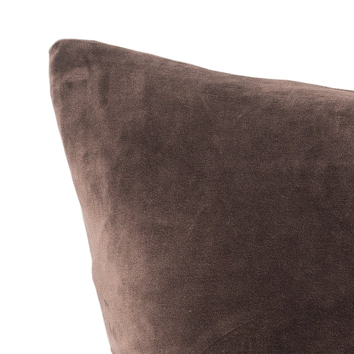 Cotton velvet cushion cover henna 55 x 45cm