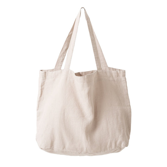 Linen tote bag oat