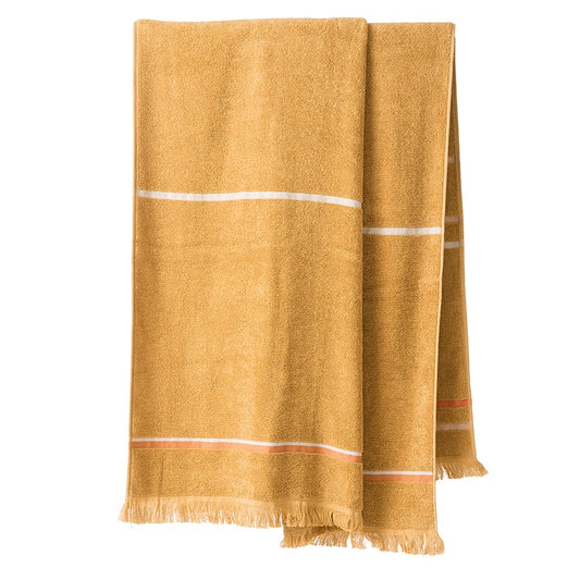 Umi cotton beach towel butternut