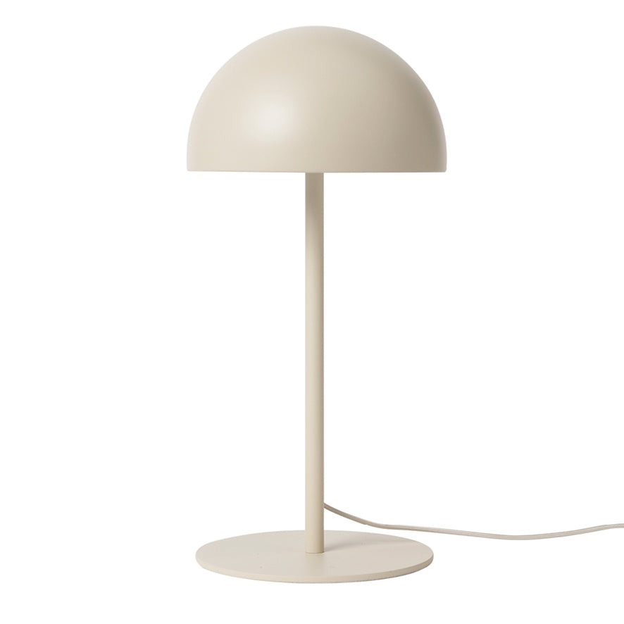 Dome table lamp bone