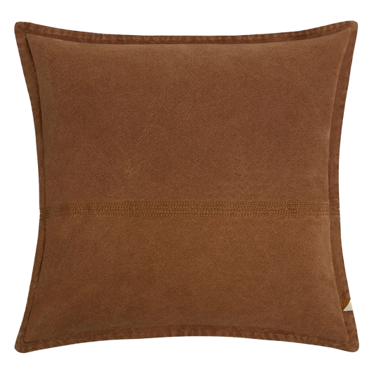 Camp in cushion cover 65cm toffee