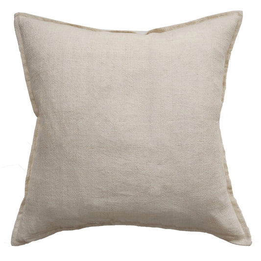 Cassia linen cushion cover natural 55cm