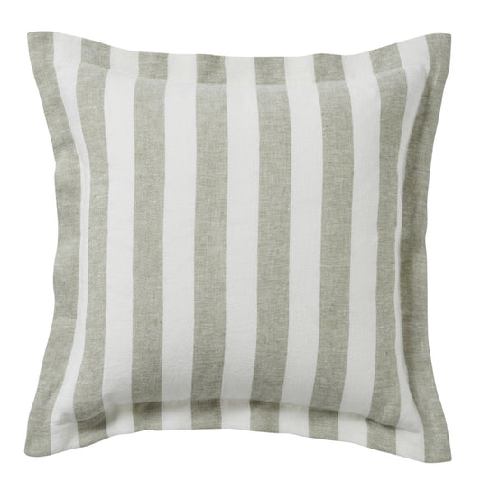 Luca linen cushion cover olive 50cm