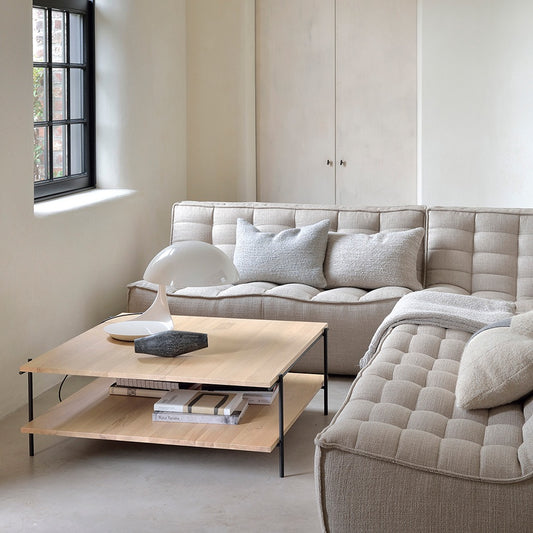Sebastian 2-seater sofa natural