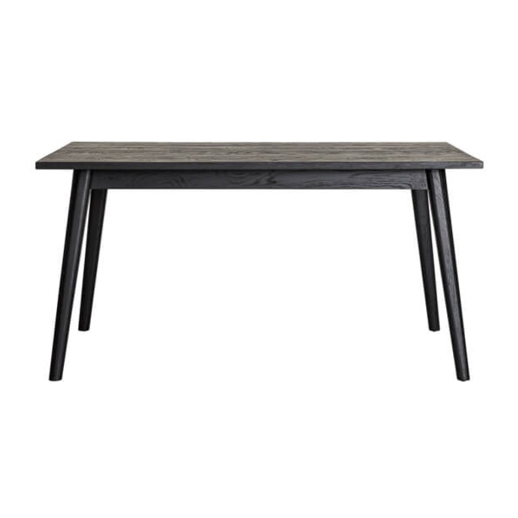 Vaasa oak dining table black 220cm
