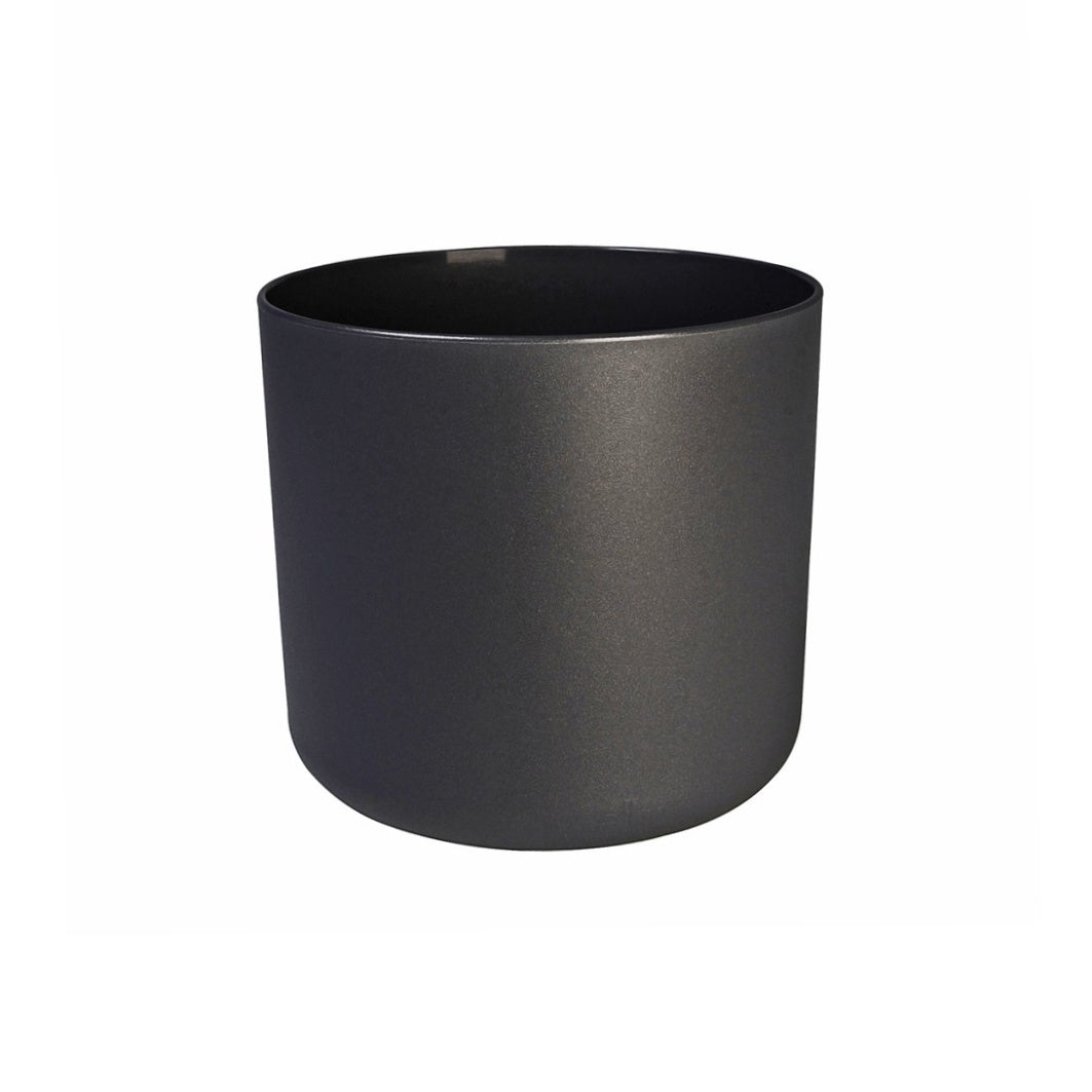 Elho recycled plastic planter charcoal