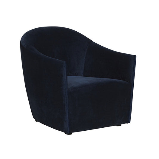 Juno Florence velvet chair deep blue