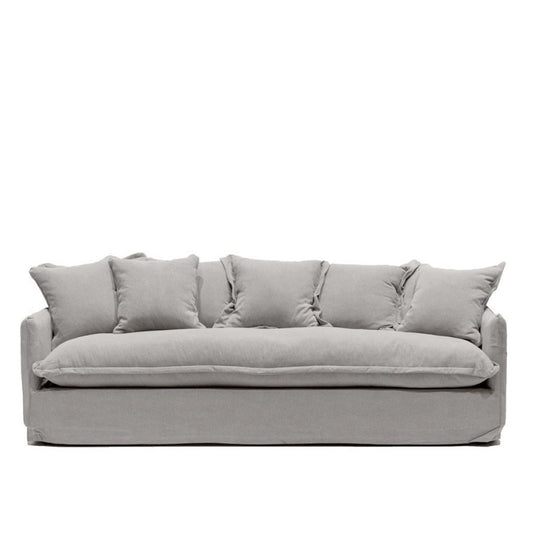 Lotus 3-seater sofa cement - cover only