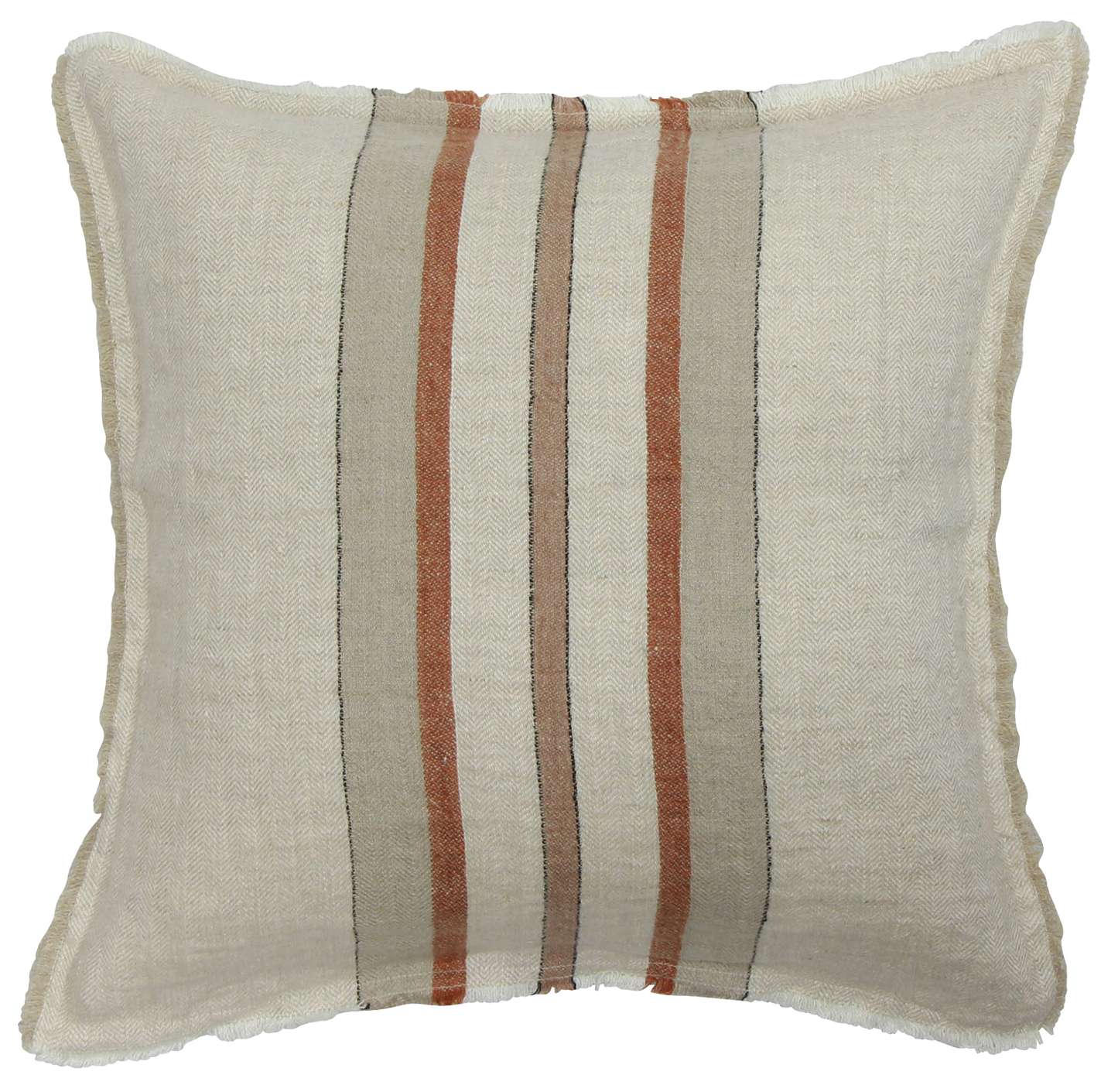 Herringbone striped cushion cover 50cm