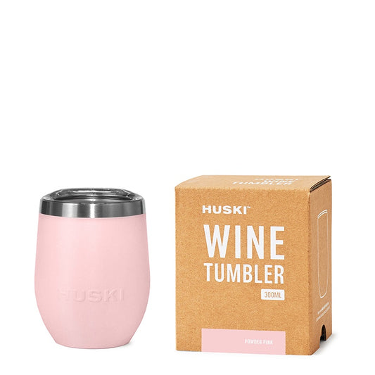 Huski wine tumbler powder pink 300ml