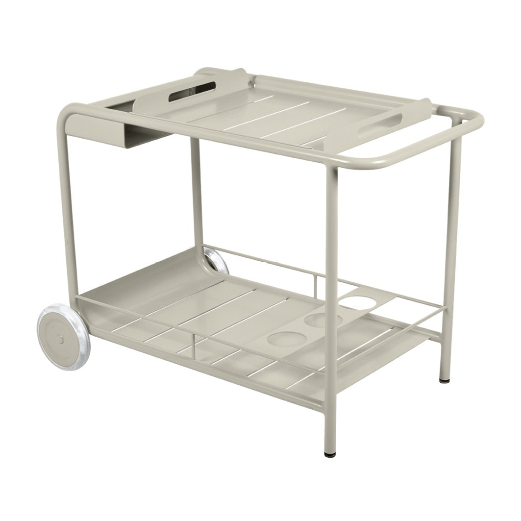 Luxembourg bar trolley clay grey