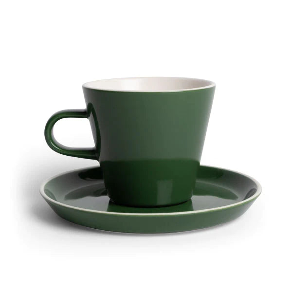 A fine, light saucer to match the 170mls or 270mls Roman cup.   The saucer is made from magnesium porcelain, giving these cups a similar feel to bone china, while still remaining durable.  Dimensions: 15cm diameter  Colour: kawakawa   Dishwasher safe