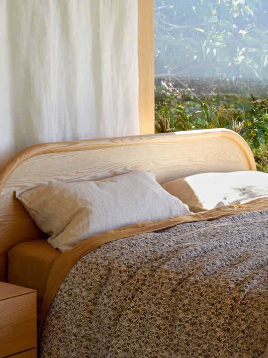 Linen duvet cover wildflower