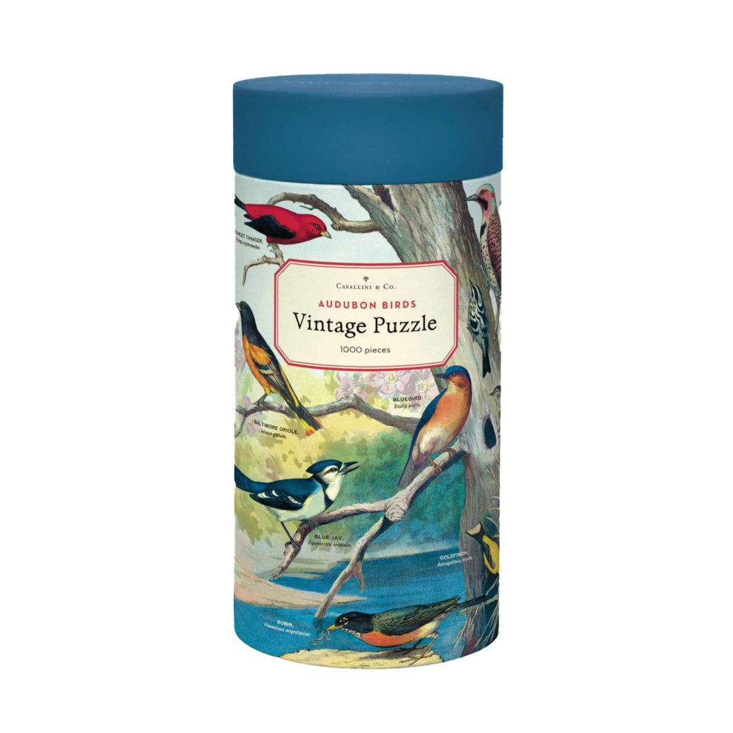 1000-piece vintage jigsaw puzzle birds