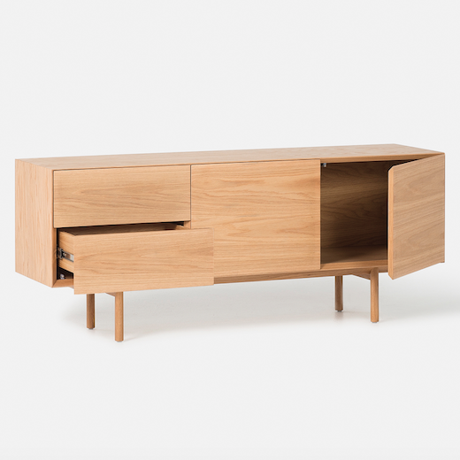 Compound sideboard natural