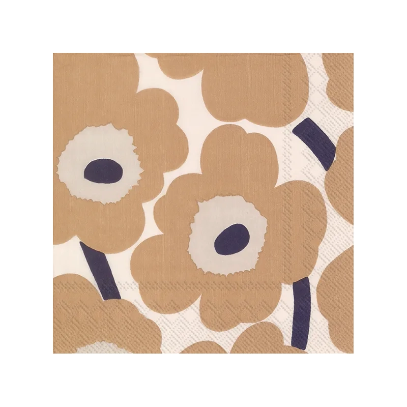 Marimekko unikko paper napkins set of 20 linen