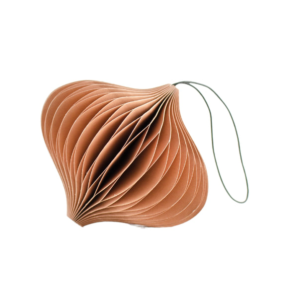Hanging paper ornament jewel clay