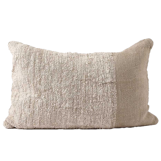 Raffine hand woven linen cushion cover 40x60cm