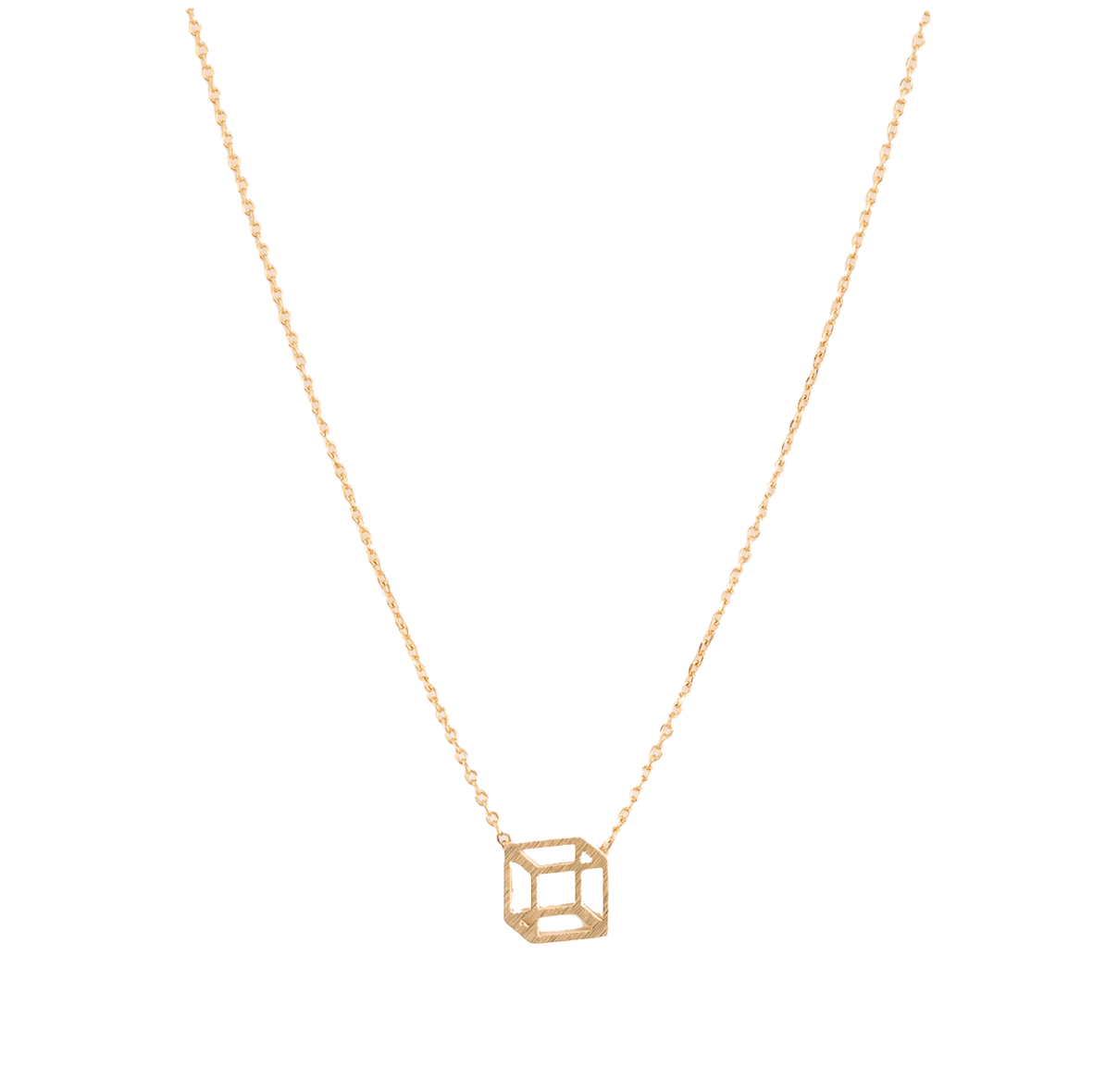 S+G box necklace gold