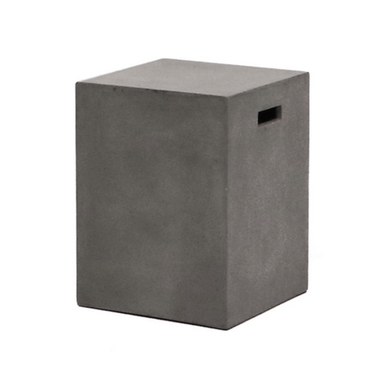 Concrete stool/side table rectangle 46 x 35cm