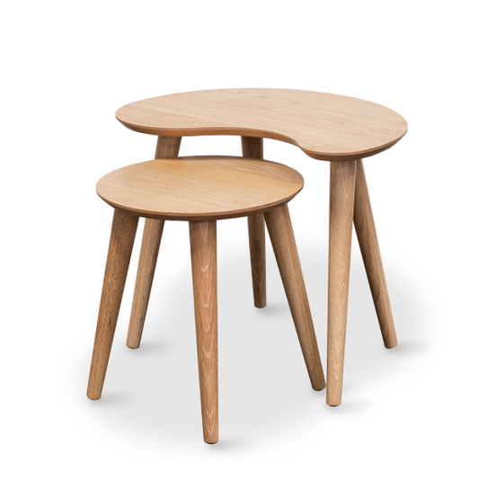 Scandi style nesting side tables